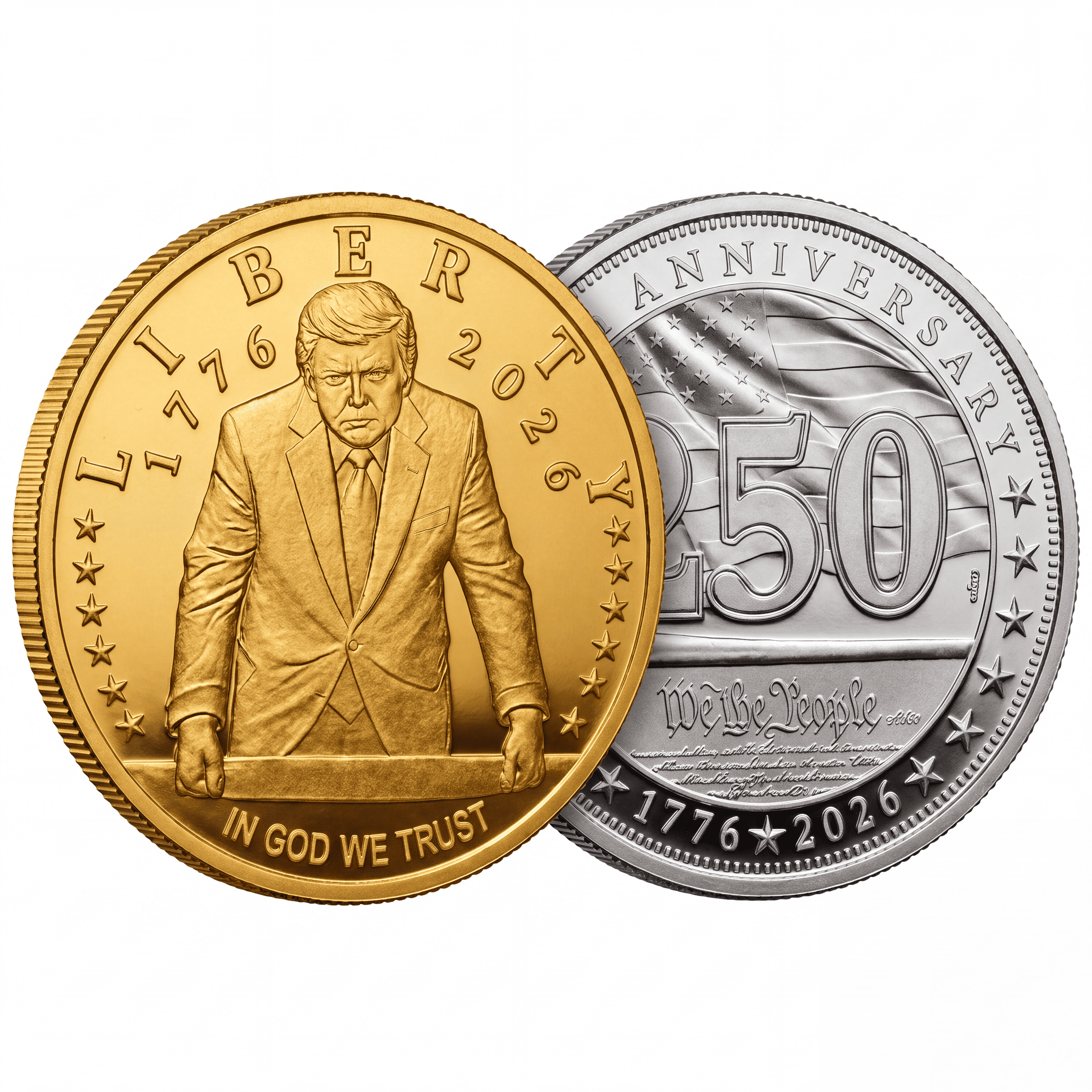 Trump 2026 Liberty 250 Gold & Silver Bundle