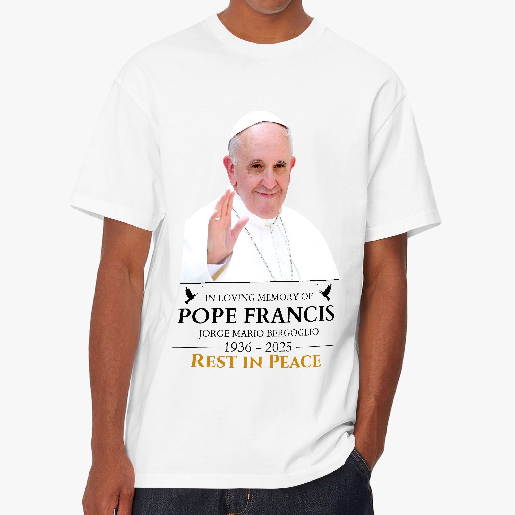 Pope Francis Memorial T-Shirt