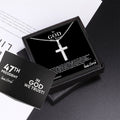 Sterling Silver 47 President “In God We Trust” Cross Necklace