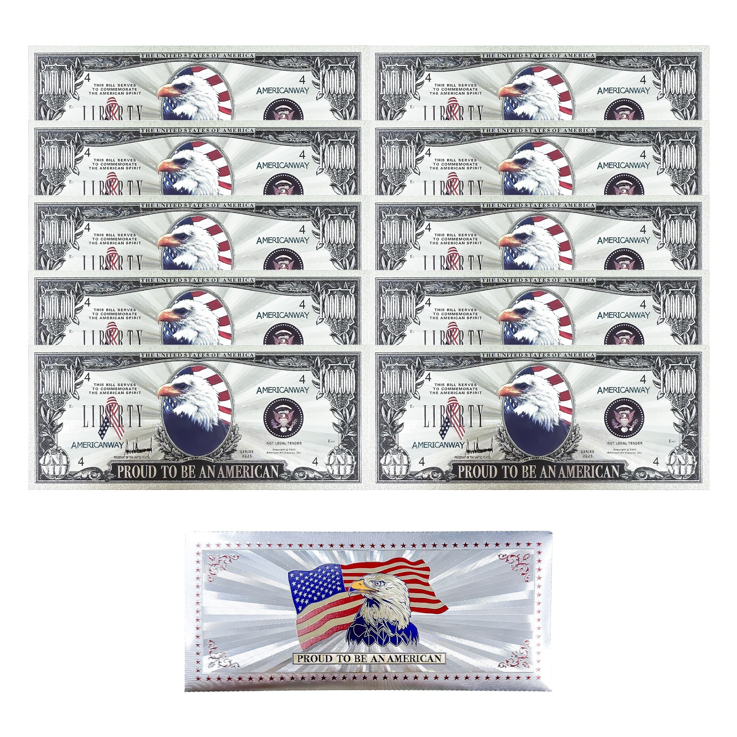 One Million Silver Eagle Bill